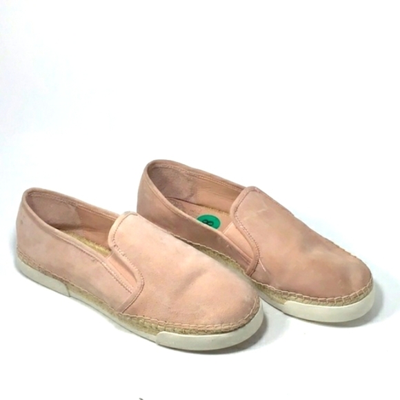 Vince Camuto Slip-On Pink Suede Espadrilles Size 8 - Picture 4 of 10